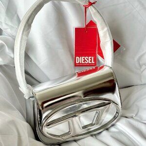 Diesel 1DR metallic shoulder bag